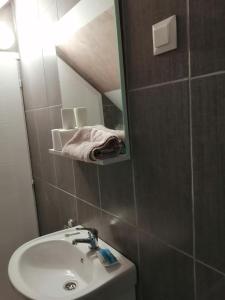 Koupelna v ubytování Apartmani Studio