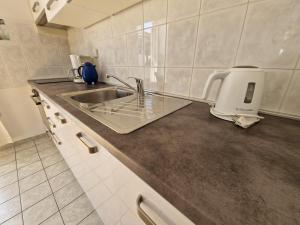 Kuchyň nebo kuchyňský kout v ubytování APARTMENTS JOSIPA