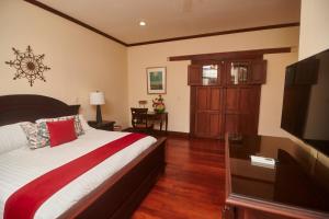 Hotel Plaza Colon - Granada Nicaragua客房内的一张或多张床位