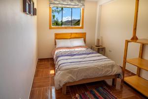 Кровать или кровати в номере Departamentos Bellavista La Alborada Huaraz +97 фотографий
