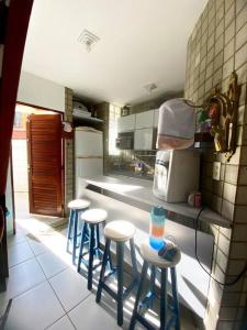 Cuisine ou kitchenette dans l'établissement Duplex relax