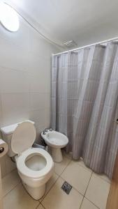 Ванная комната в La Quinta departamento