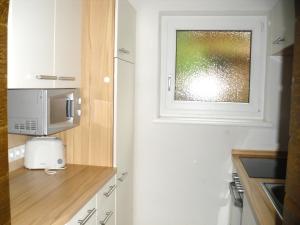 Kuchyň nebo kuchyňský kout v ubytování Appartement Latschen - Ferienhaus