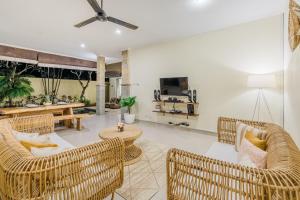 Μια τηλεόραση ή/και κέντρο ψυχαγωγίας στο Villa Melati - Seminyak