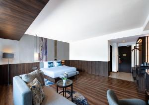 Zona de estar de Oakwood Hotel & Apartments Taman Mini Jakarta