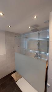 A bathroom at Ferienwohnung Plattner
