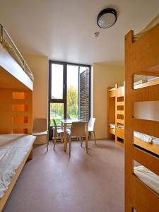 Postel nebo postele na pokoji v ubytování Youth Hostel Echternach