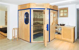 Kuchyňa alebo kuchynka v ubytovaní Schoene Ferienwohnung Schladm,