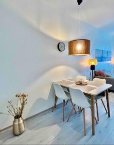 Χώρος καθιστικού στο Nordic City suite