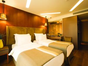 Cama o camas de una habitación en Blueway Hotel Historical