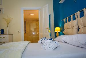 Letto o letti in una camera di Alba e i Mori