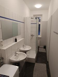 A bathroom at City-Apartment Schöneweide