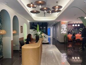 Posezení v ubytování Citi Loft Furnished Apartments