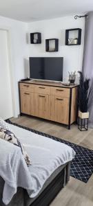 TV a/nebo společenská místnost v ubytování Time4you