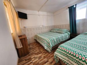 Postel nebo postele na pokoji v ubytování HOSTAL SOL ATACAMA -CALDERA