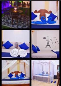 Letto o letti in una camera di Ocean Gate Villa Tangalle