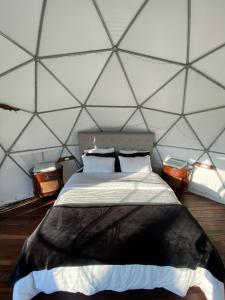 Postel nebo postele na pokoji v ubytování Andino Glamping