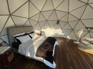 Postel nebo postele na pokoji v ubytování Andino Glamping