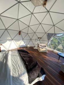 Posezení v ubytování Andino Glamping