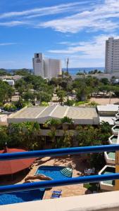 a view from the balcony of a resort at Departamento Tipo Estudio Dynasty Isla de Margarita in Porlamar
