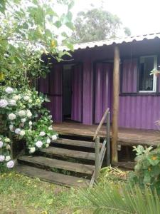 Κήπος έξω από το Contenedor en Punta del Diablo