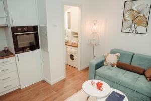 Kuchyň nebo kuchyňský kout v ubytování Passage apartment Subotica