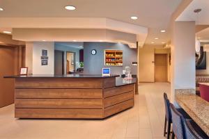 The lobby or reception area at Residence Inn Boston Tewksbury/Andover