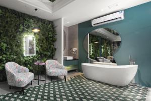 Posezení v ubytování Jacayl Hotel HD