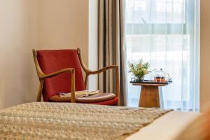Wuyu Hotel - Chongqing Jiangbei Airport & Light Rail客房内的一张或多张床位
