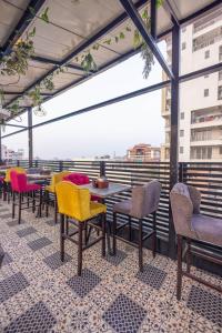 Balkón nebo terasa v ubytování WelcomHeritage Traditional Haveli