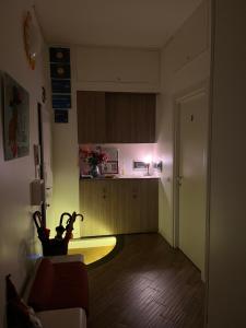 Kuchyň nebo kuchyňský kout v ubytování B&B Via Fontana Milano