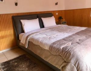 Postel nebo postele na pokoji v ubytování Apostolos Hotel