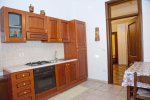Kuchyň nebo kuchyňský kout v ubytování B&B "Sara"
