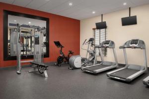 Hampton Inn & Suites Orangeburg, SC的健身中心和/或健身设施