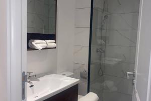 Koupelna v ubytování Luxury apartment fully furnished