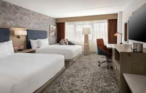 Letto o letti in una camera di DoubleTree by Hilton Poughkeepsie