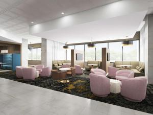 Area soggiorno di DoubleTree by Hilton Poughkeepsie