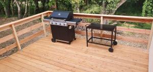 Gril dostupný pro hosty v vily