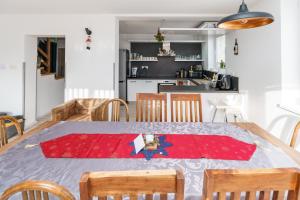 Kuchyň nebo kuchyňský kout v ubytování APARTMÁN Abertamská Chata