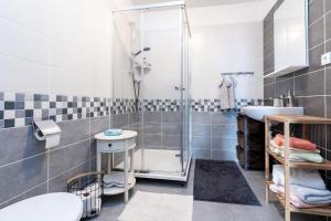 Koupelna v ubytování APARTMÁN Abertamská Chata