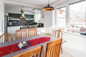 Kuchyň nebo kuchyňský kout v ubytování APARTMÁN Abertamská Chata + 21 fotografií