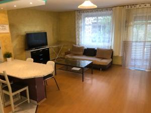 A seating area at Large apartment with garage and terrace