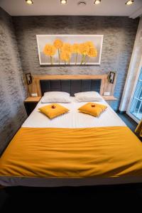 Apartments in Bukowina客房内的一张或多张床位