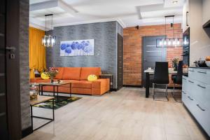 Apartments in Bukowina的厨房或小厨房
