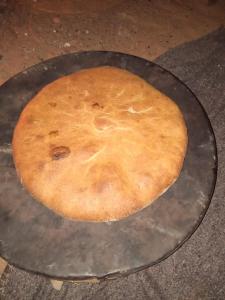 a pie sitting on top of a pie pan at النخلة in Erfoud