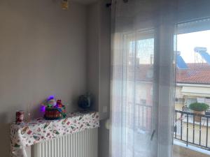 A balcony or terrace at Small apartment, great view!