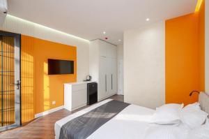 Voodi või voodid majutusasutuse Latorre Hotel toas