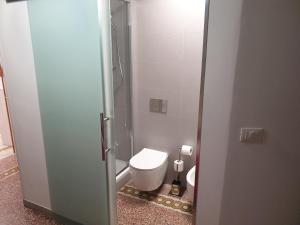 Koupelna v ubytování Nautilus Hotel