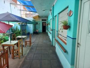 En restaurant eller et andet spisested på Palmeras Del Tuyu