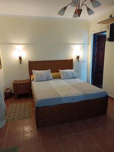 a bedroom with a large bed in a room at sahl hashesh makadi- hurghada- in Hurghada